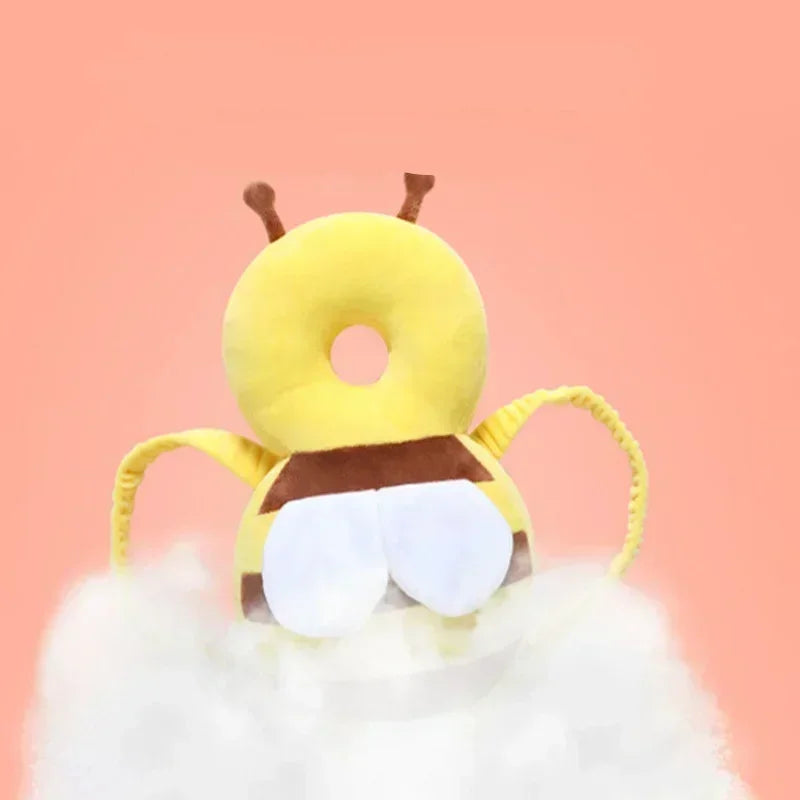 Yeni Öğrenme Yürüyüş Baş Sırt Koruyucu Düşme Önleyici Karikatür Bebek Koruma Yastığı Çocuklar İçin Güvenli Geriye Dönük Baş Koruyucu Yastık